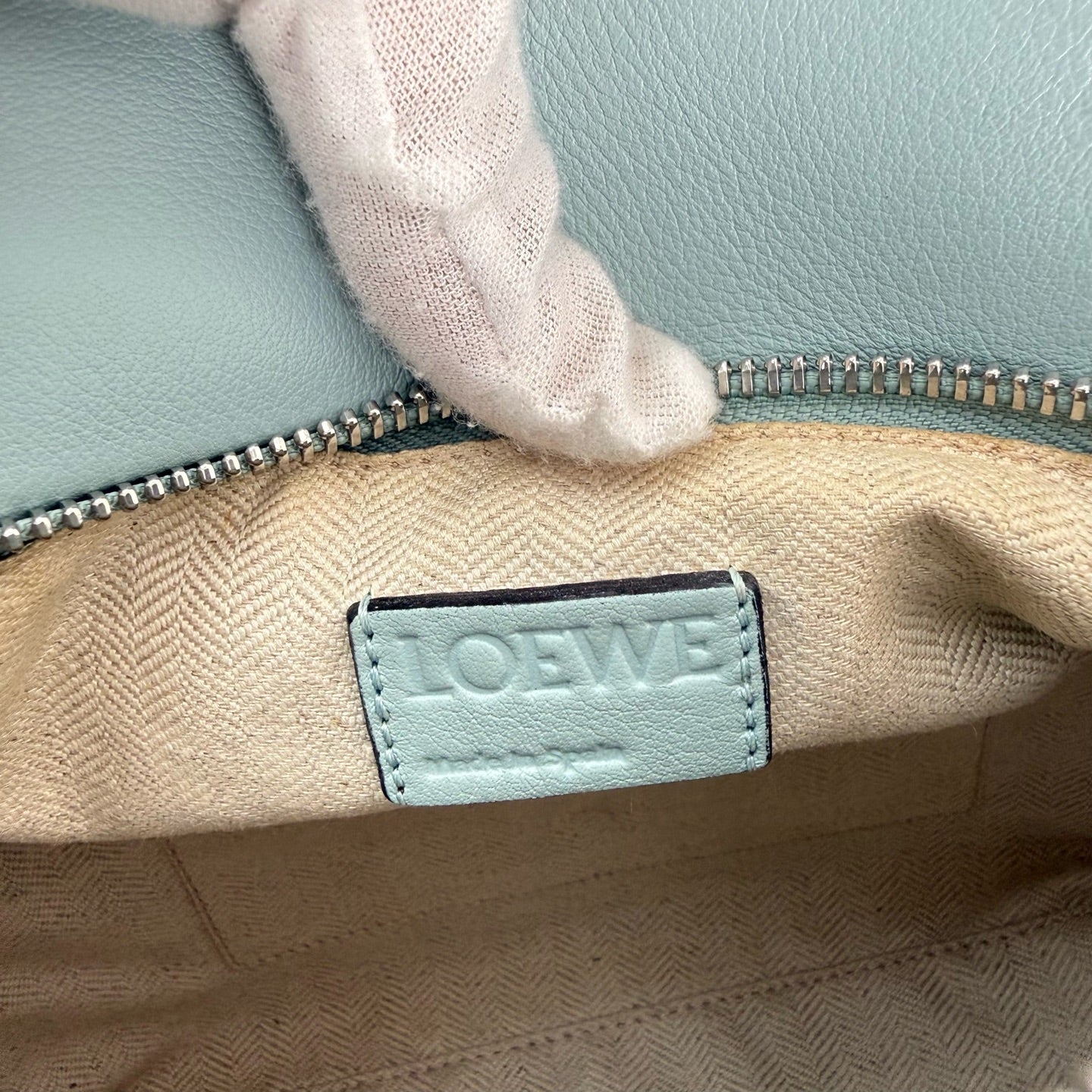 Loewe Puzzle Series Blue Satchel