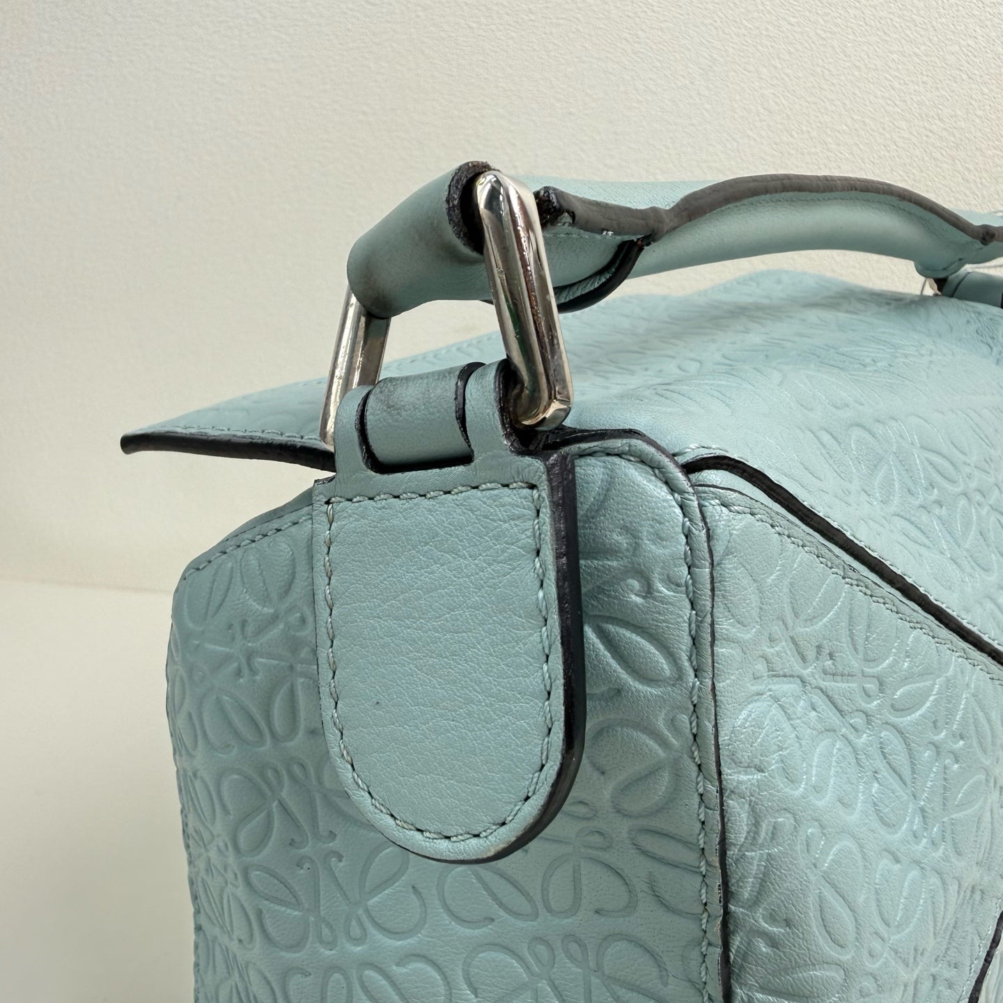 Loewe Puzzle Series Blue Satchel