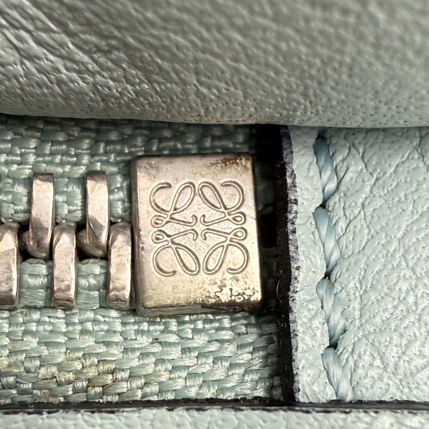 Loewe Puzzle Series Blue Satchel