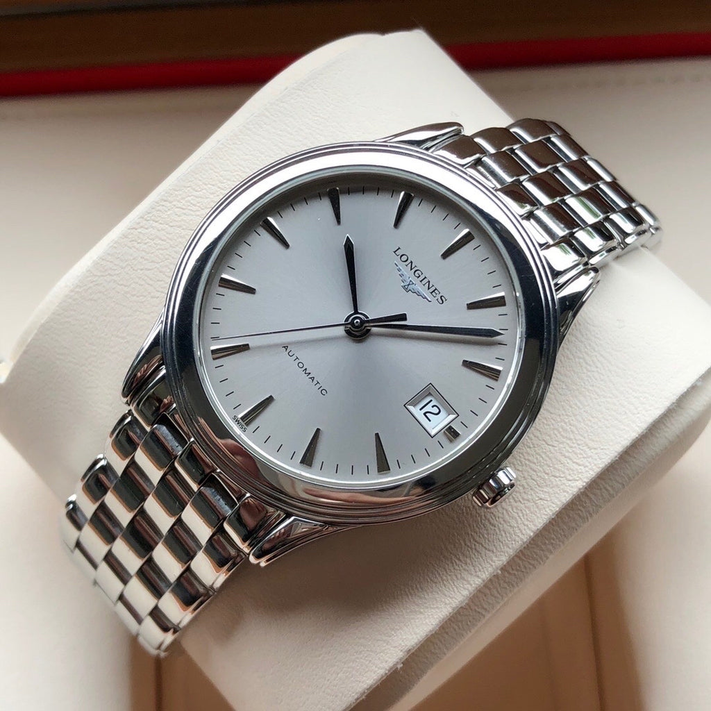 Longines Classic Silver Automatic (self-winding) watch 35.6 millimeters L4.774.4.72.6
