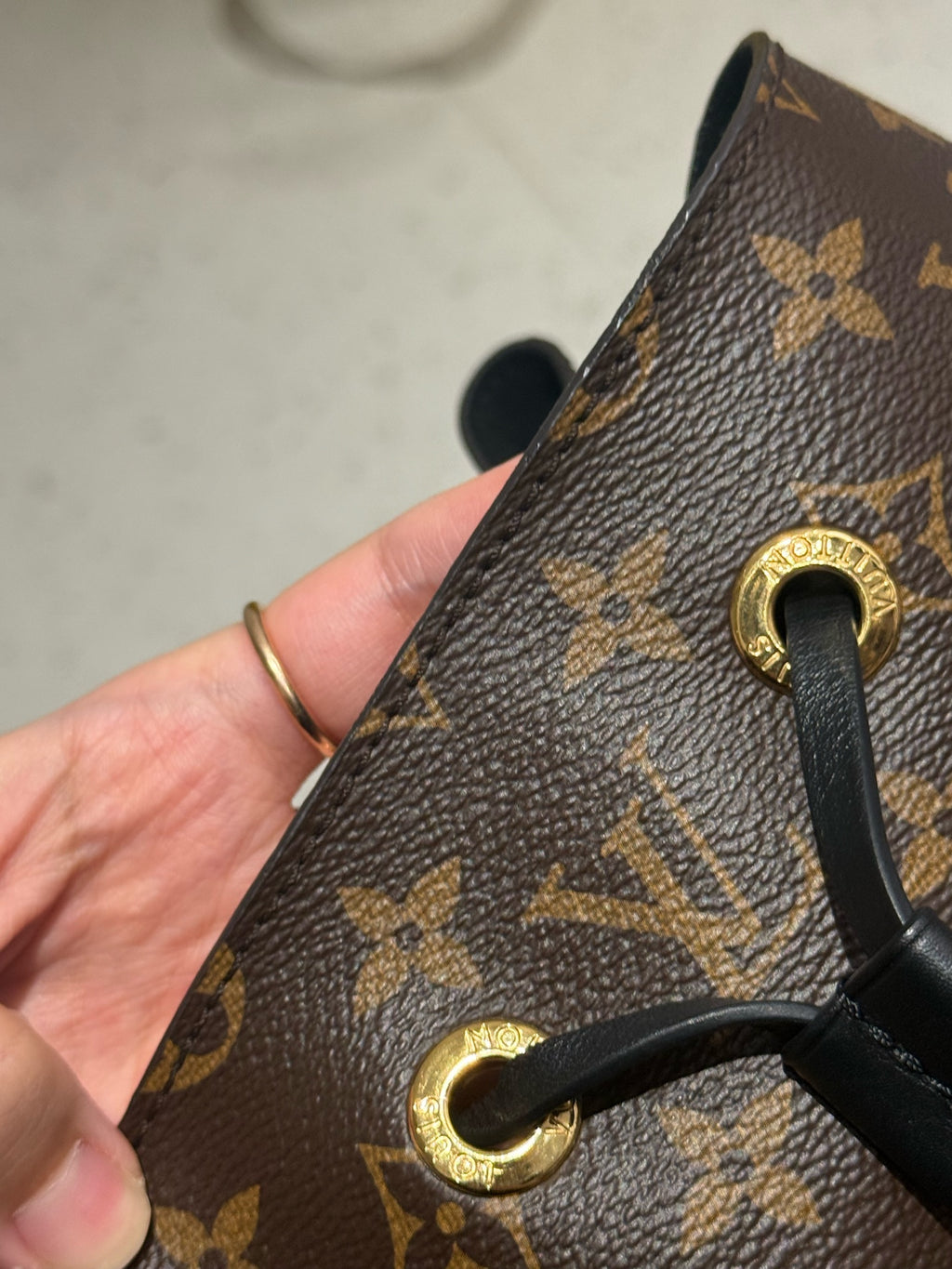 Louis Vuitton Bucket & Drawstring Bag
