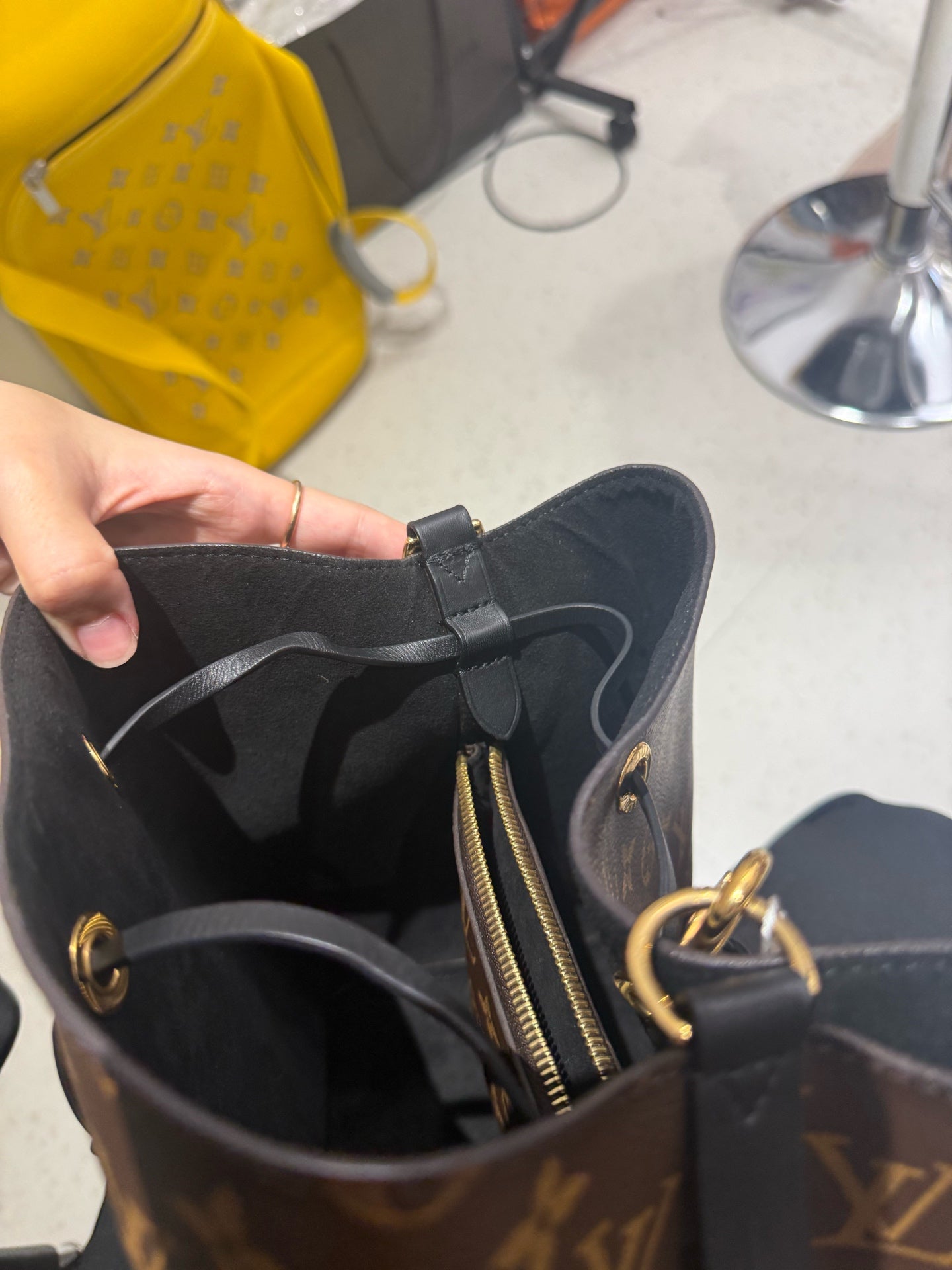 Louis Vuitton Bucket & Drawstring Bag