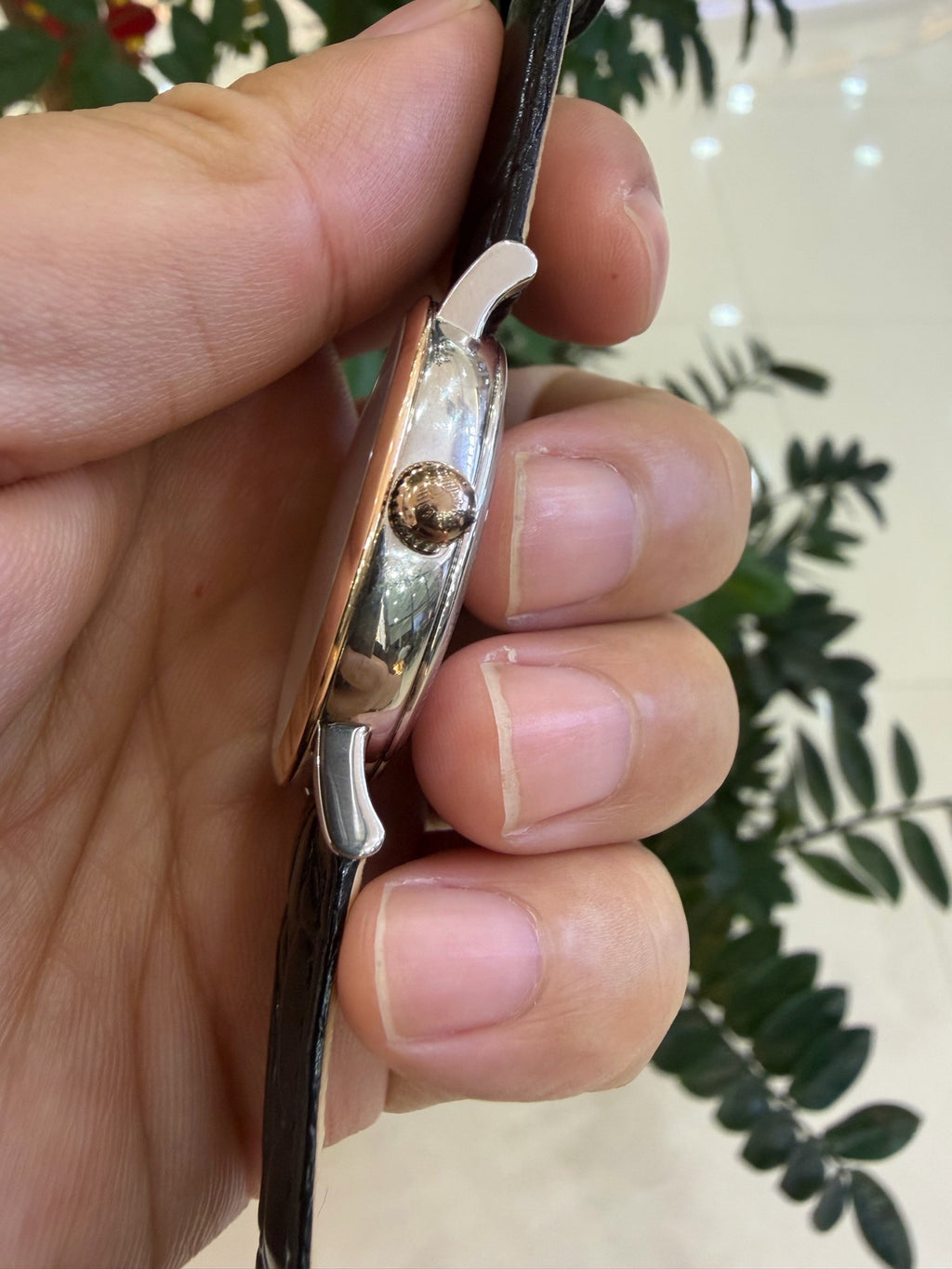 Longines Rose gold Automatic (self-winding) watch