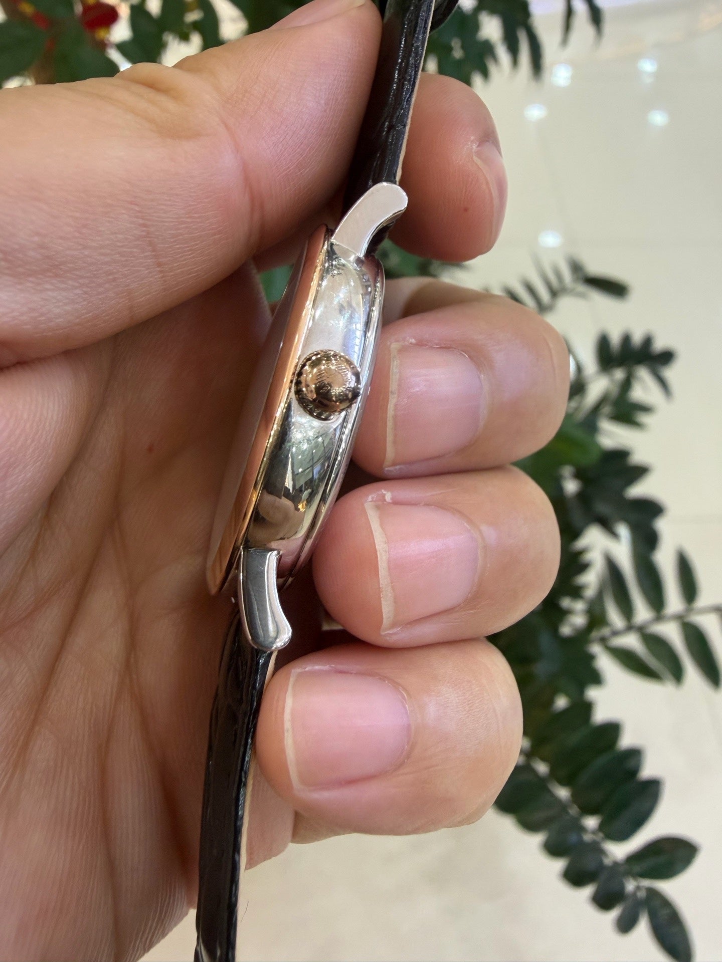 Longines Rose gold Automatic (self-winding) watch
