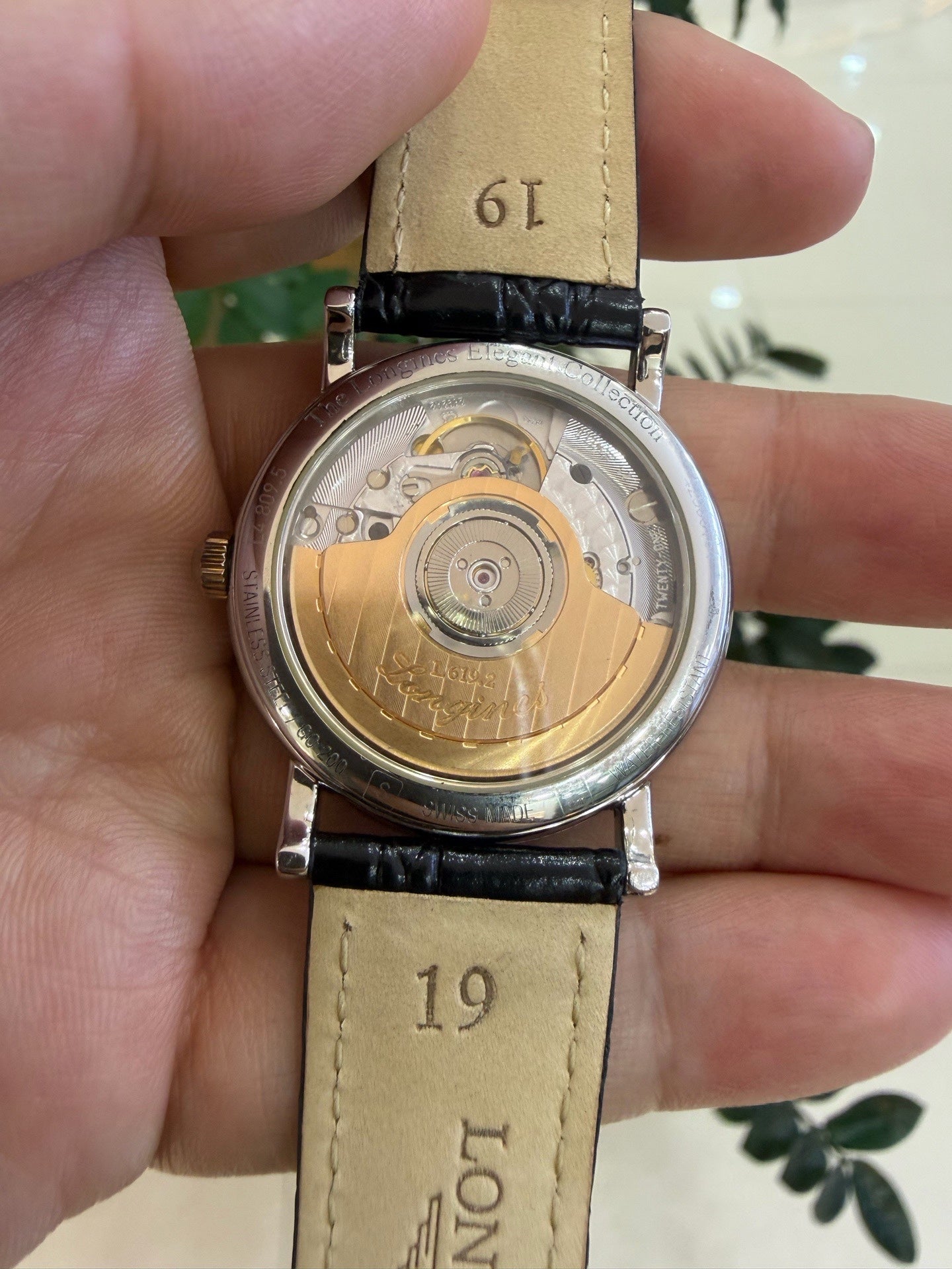 Longines Rose gold Automatic (self-winding) watch