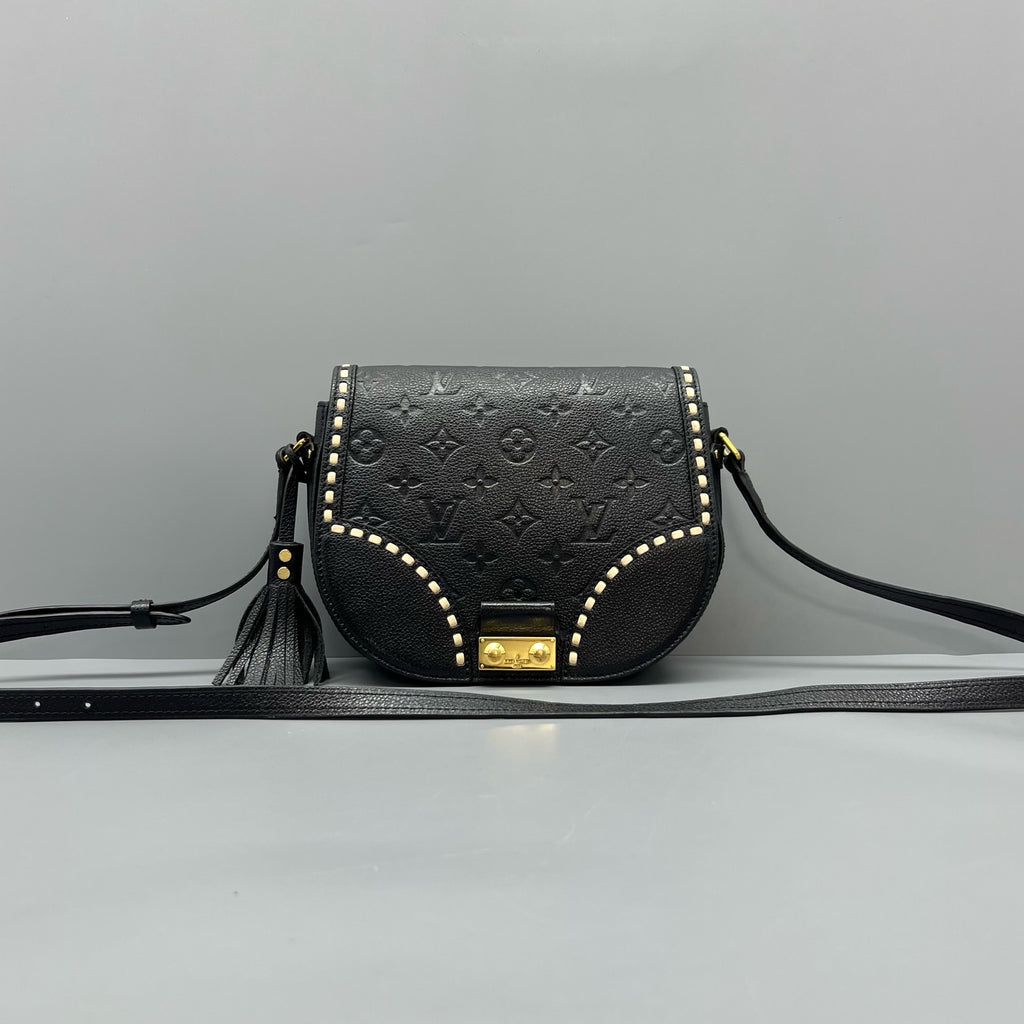 Louis Vuitton Black Saddle Bag
