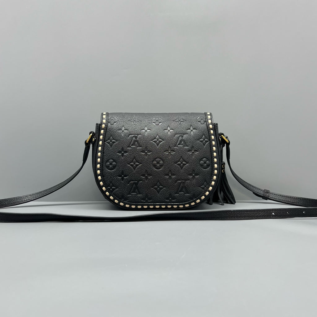 Louis Vuitton Black Saddle Bag