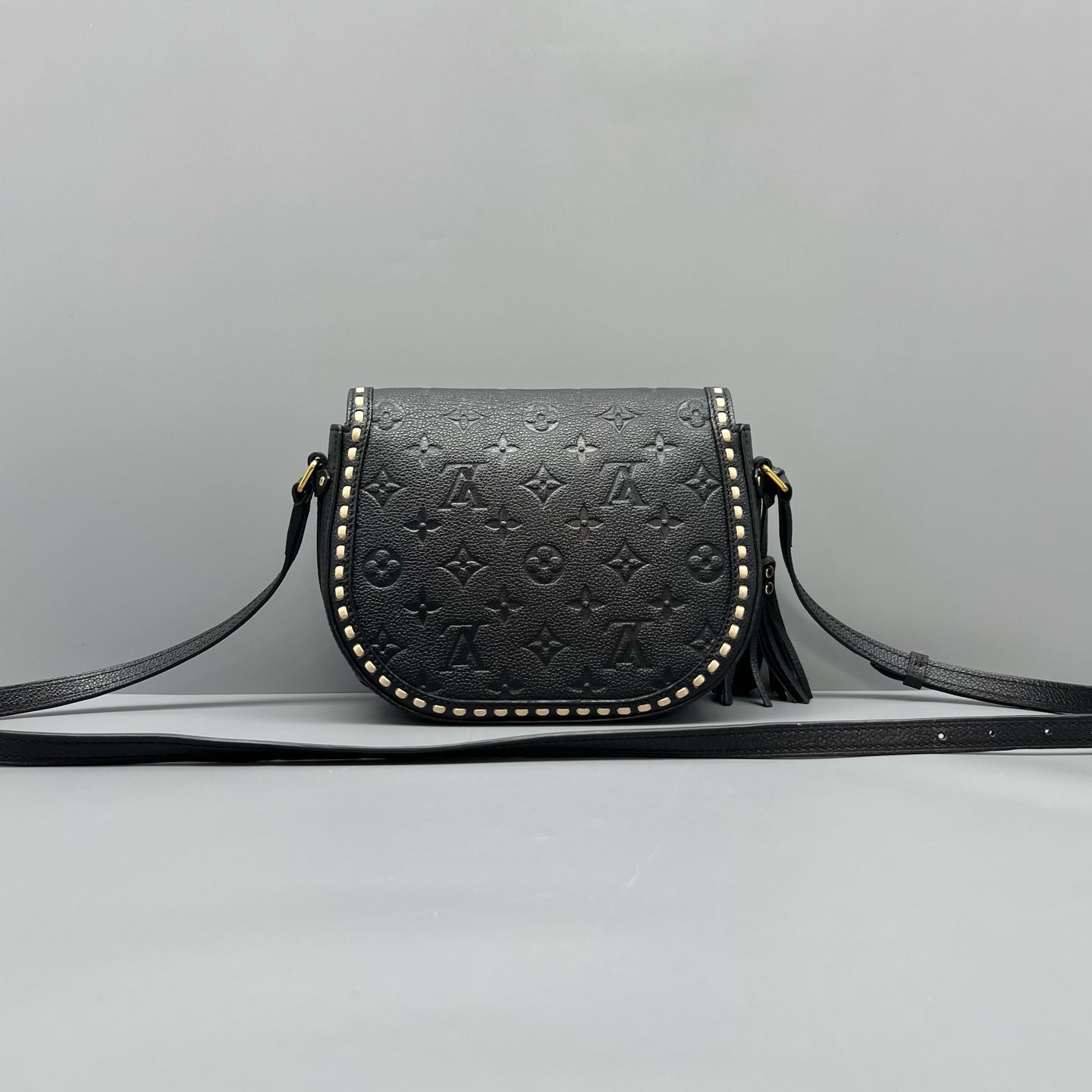 Louis Vuitton Black Saddle Bag