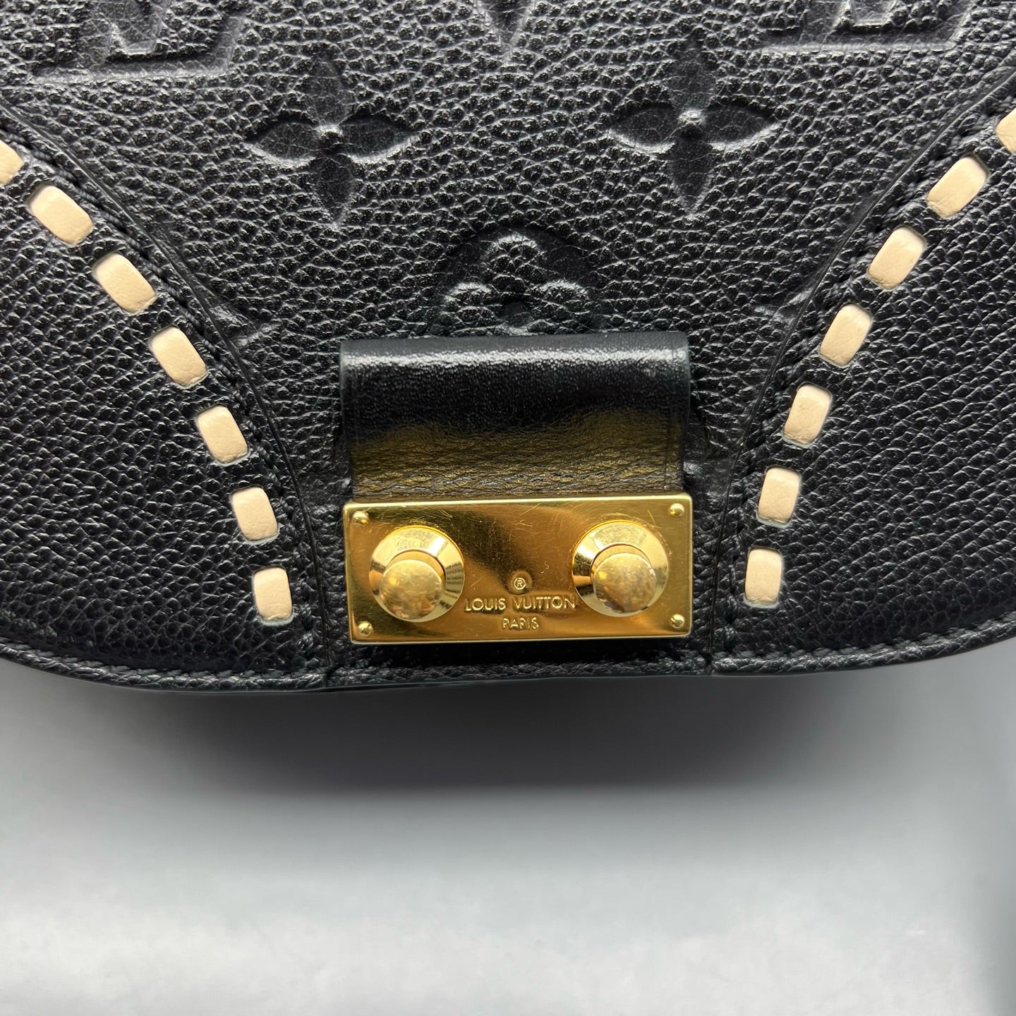Louis Vuitton Black Saddle Bag