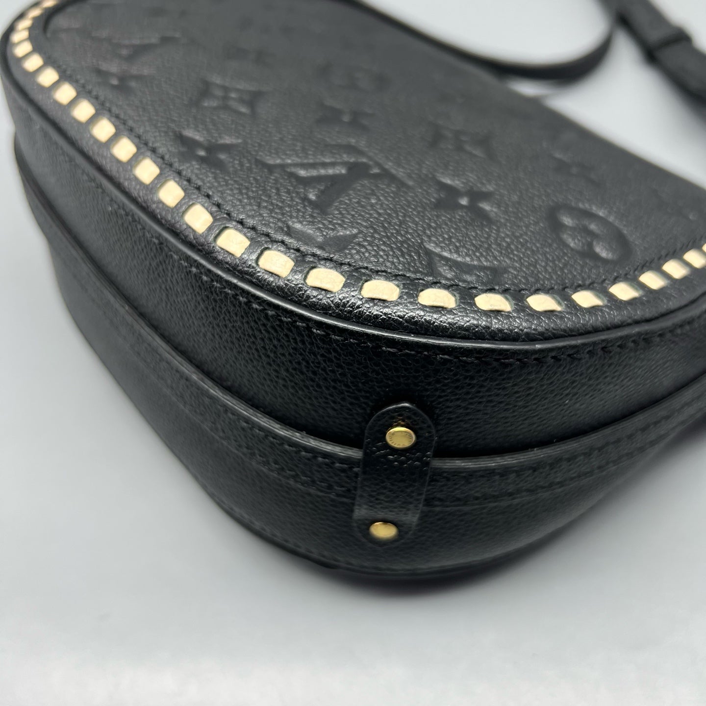 Louis Vuitton Black Saddle Bag