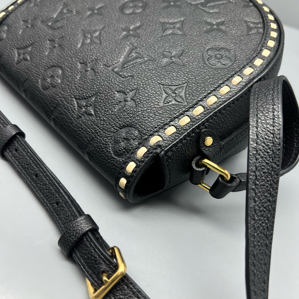 Louis Vuitton Black Saddle Bag