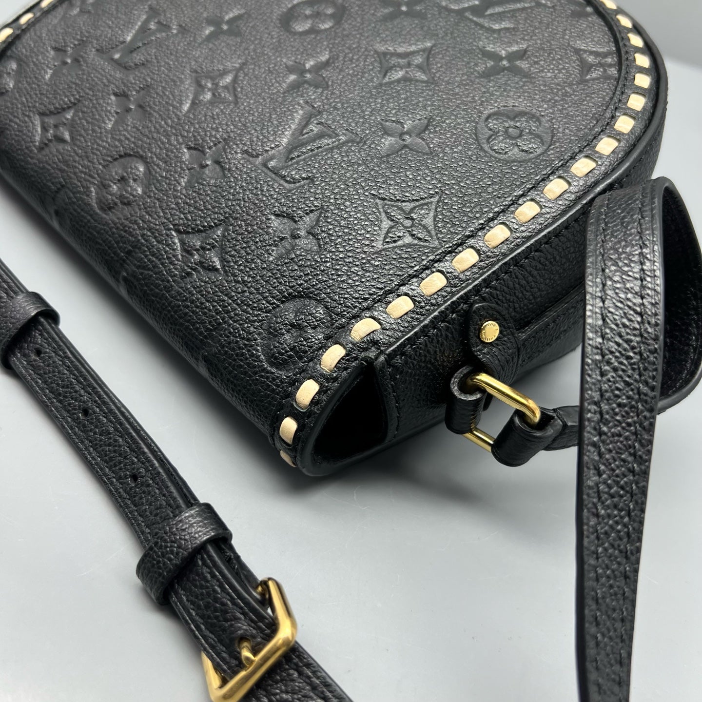 Louis Vuitton Black Saddle Bag