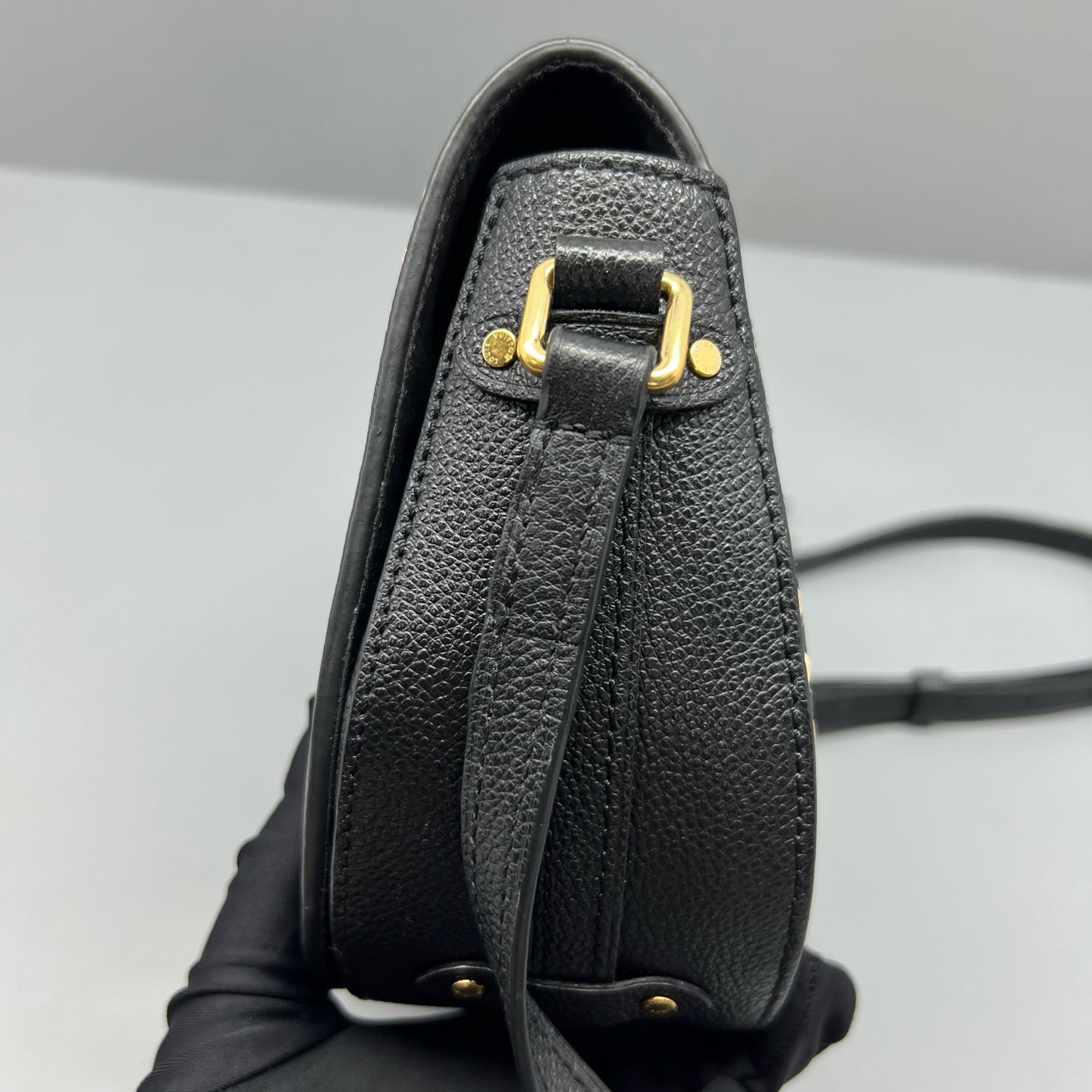 Louis Vuitton Black Saddle Bag