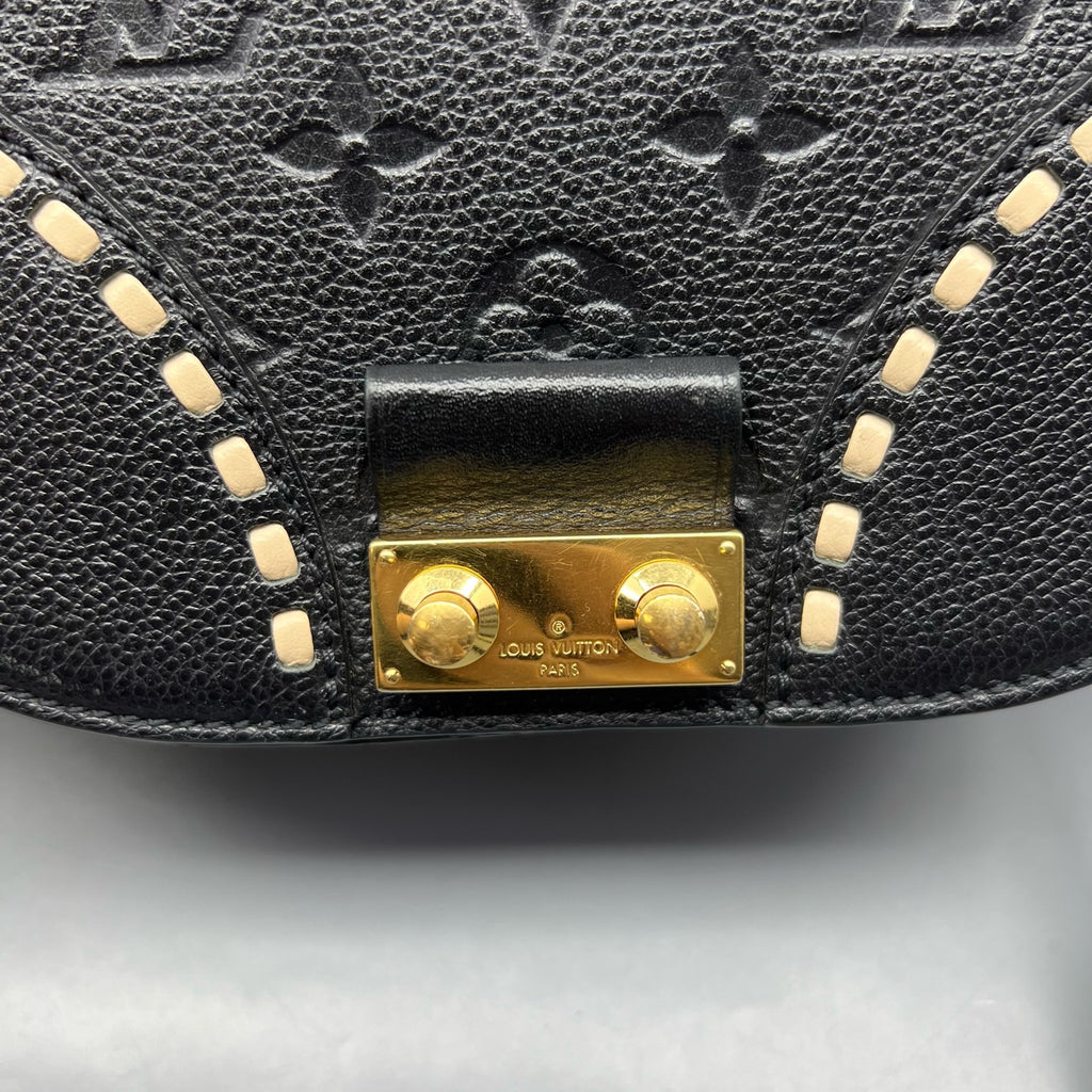 Louis Vuitton Black Saddle Bag