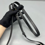 Louis Vuitton Black Saddle Bag