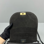Louis Vuitton Black Saddle Bag