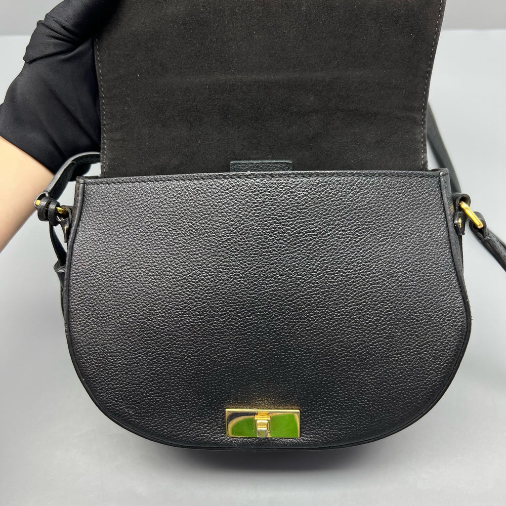 Louis Vuitton Black Saddle Bag