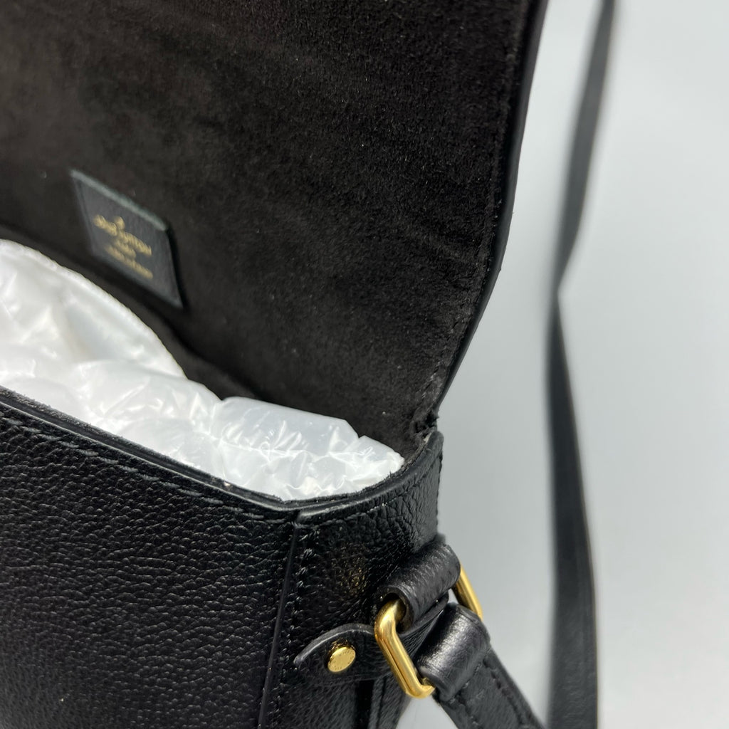 Louis Vuitton Black Saddle Bag