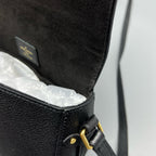 Louis Vuitton Black Saddle Bag