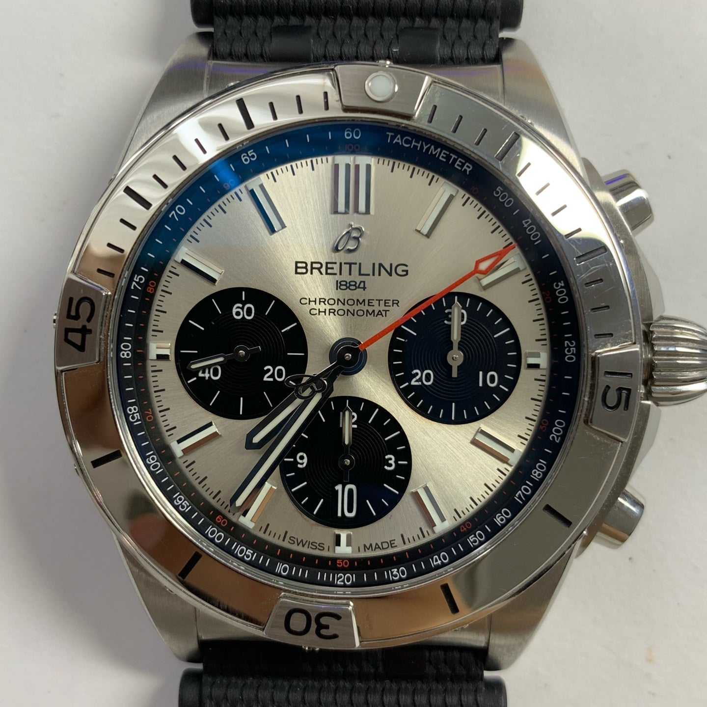 Breitling Chronomat B01 42 mechanical chronograph watch Mechanical watch 42 millimeters AB0134101G1S2
