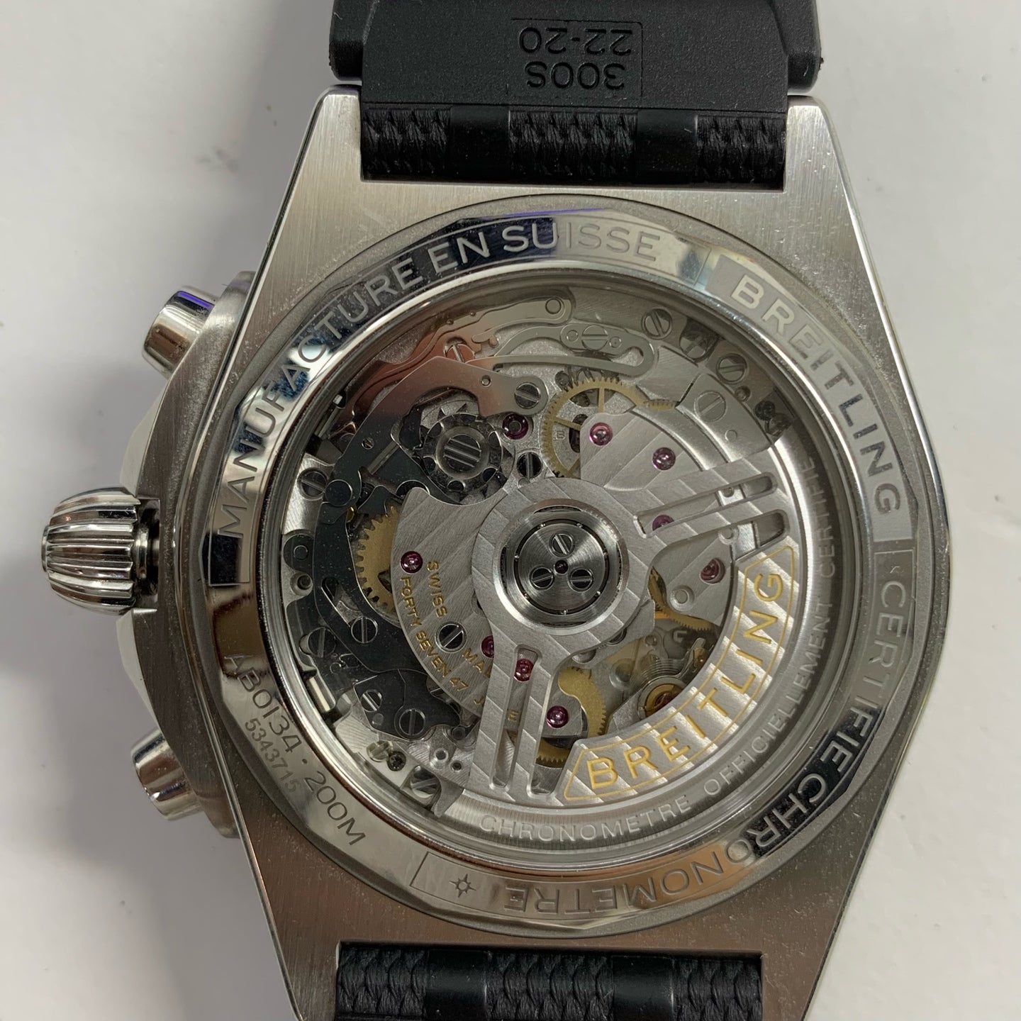 Breitling Chronomat B01 42 mechanical chronograph watch Mechanical watch 42 millimeters AB0134101G1S2