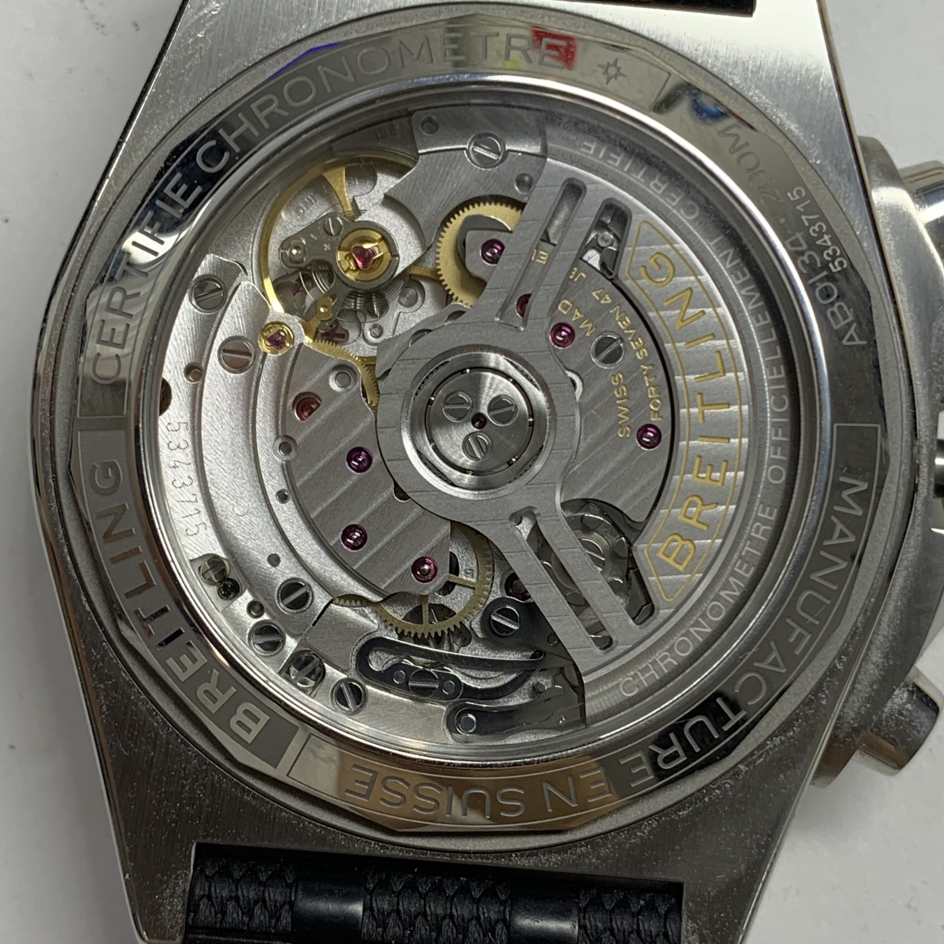 Breitling Chronomat B01 42 mechanical chronograph watch Mechanical watch 42 millimeters AB0134101G1S2