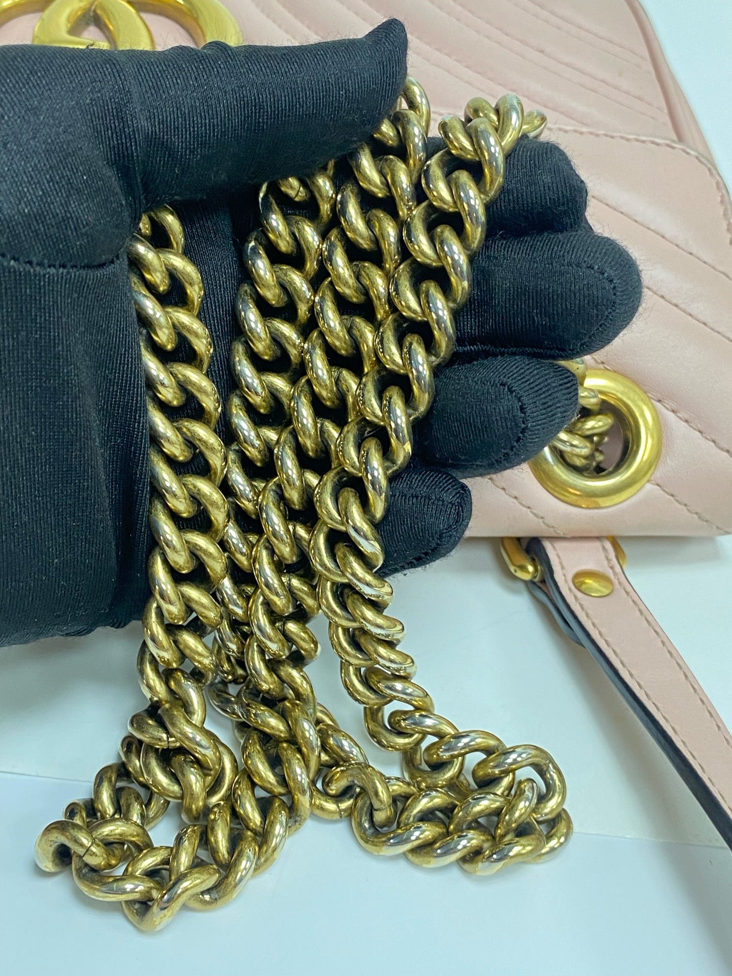 Gucci Pink Shoulder Bag