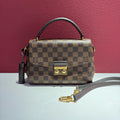 Louis Vuitton Croisette Brown Satchel 25.0x 17.0x 9.5 cm N53000