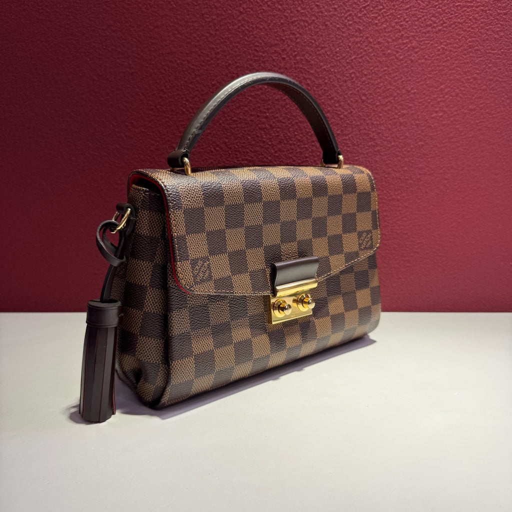 Louis Vuitton Croisette Brown Satchel 25.0x 17.0x 9.5 cm N53000
