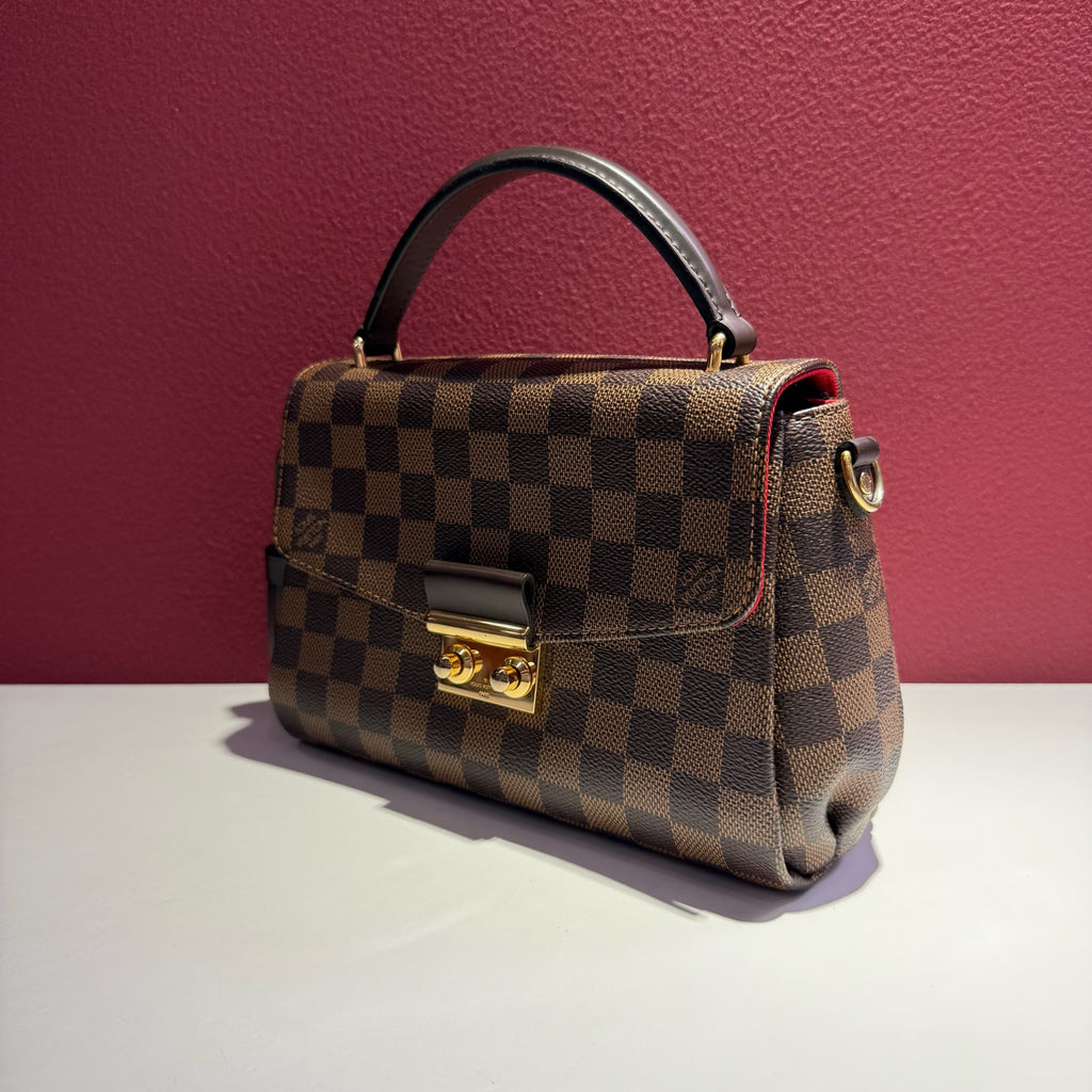 Louis Vuitton Croisette Brown Satchel 25.0x 17.0x 9.5 cm N53000