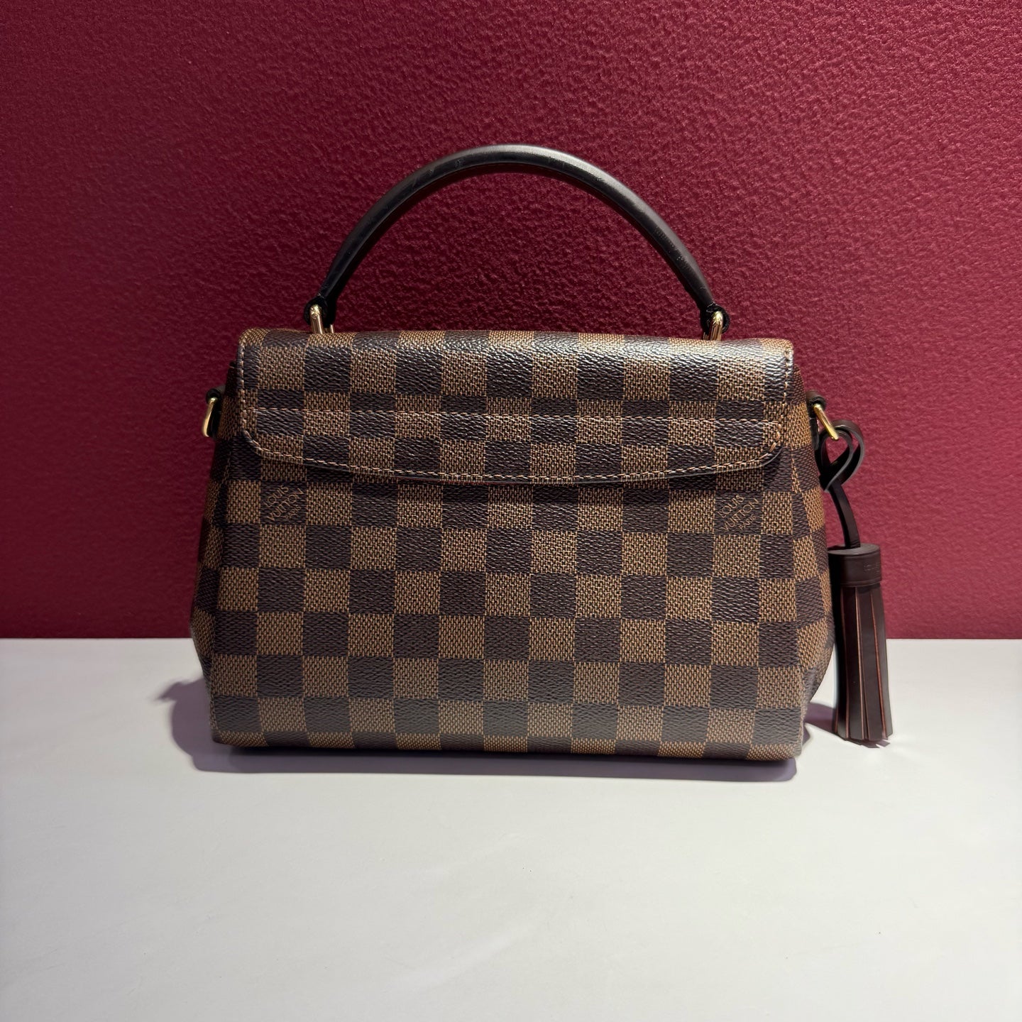 Louis Vuitton Croisette Brown Satchel 25.0x 17.0x 9.5 cm N53000
