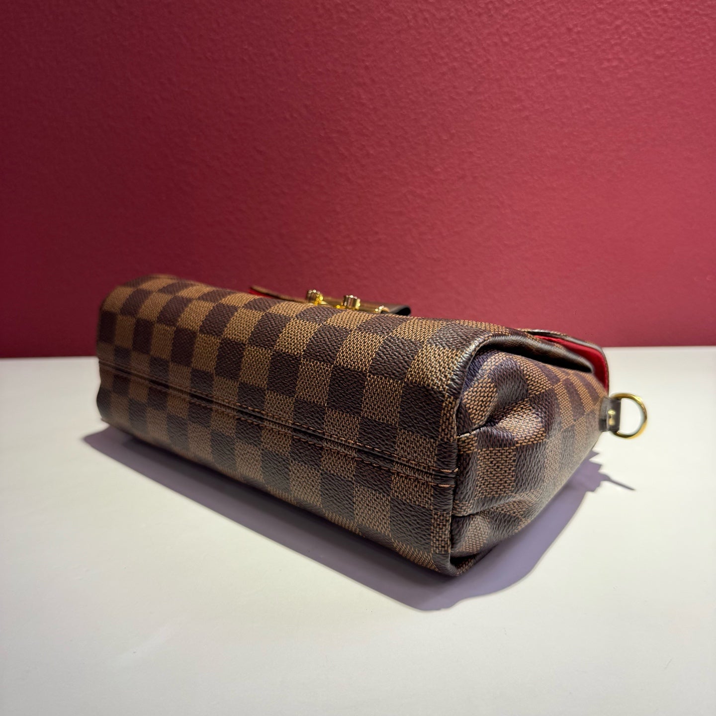 Louis Vuitton Croisette Brown Satchel 25.0x 17.0x 9.5 cm N53000