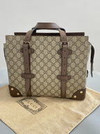 Gucci Brown Satchel 64381492TDN8358