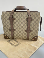 Gucci Brown Satchel 64381492TDN8358
