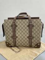 Gucci Brown Satchel 64381492TDN8358