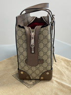 Gucci Brown Satchel 64381492TDN8358