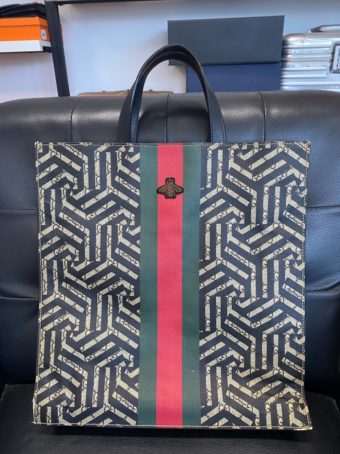 Gucci Black Satchel 450950K7P1N9685