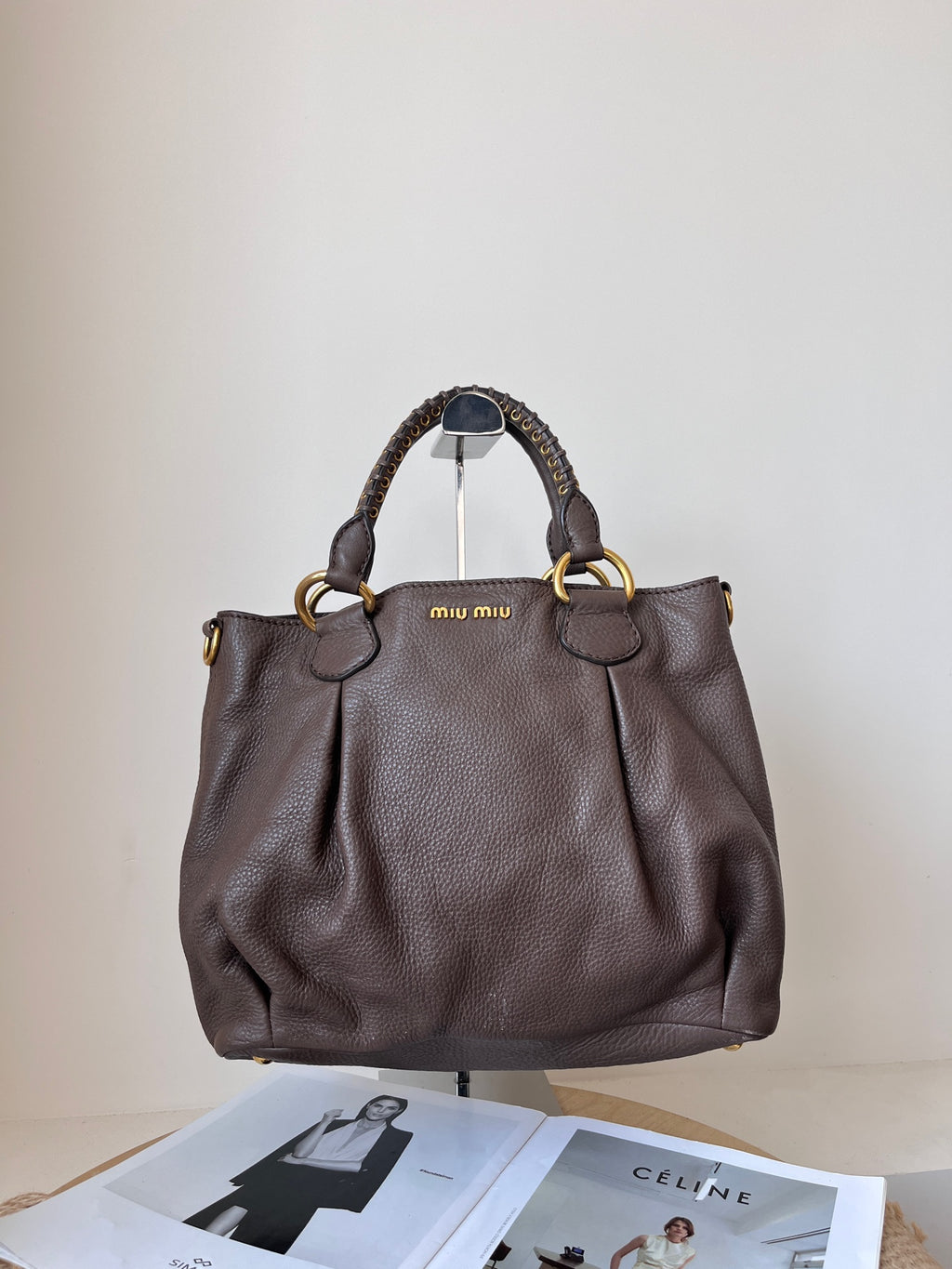 Miu Miu Brown Tote