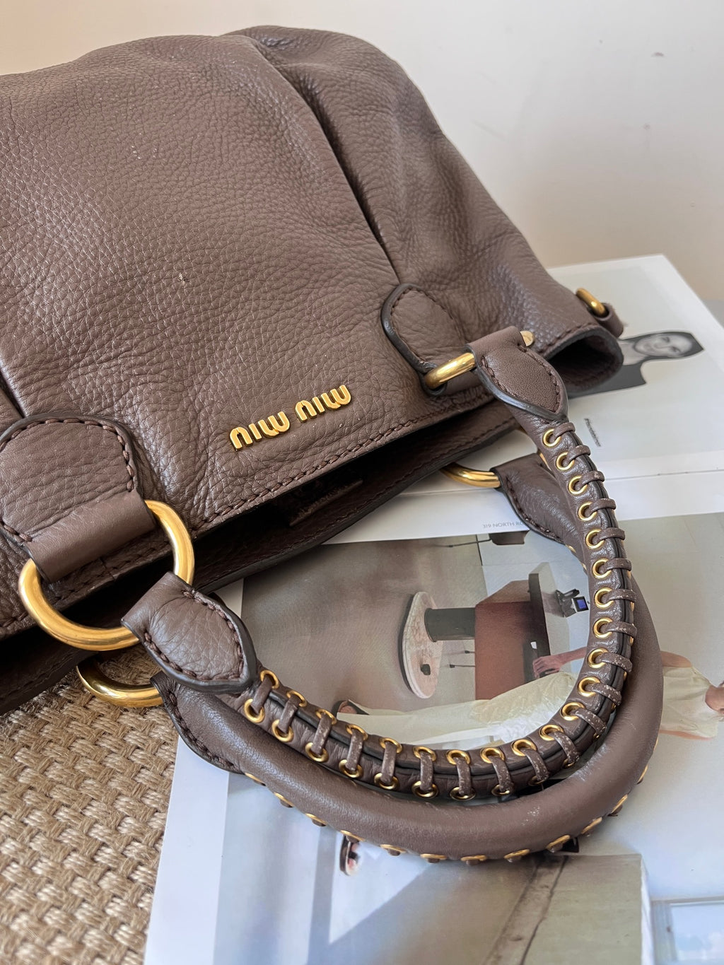 Miu Miu Brown Tote