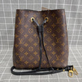 Louis Vuitton Néonoé Canvas Bucket & Drawstring Bag M44020