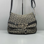 Dior Canvas Saddle Bag