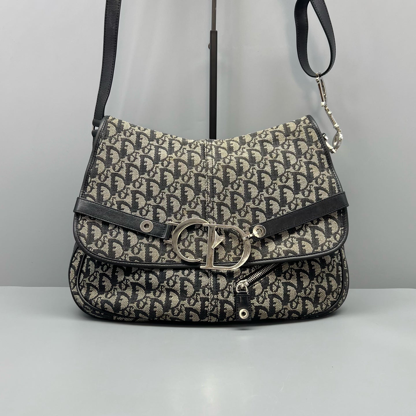 Dior Canvas Saddle Bag
