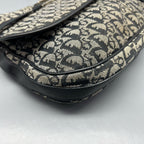 Dior Canvas Saddle Bag