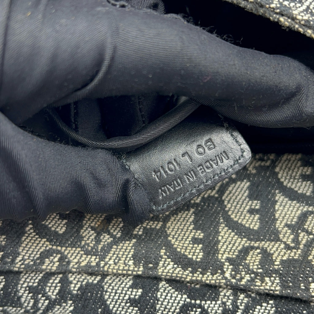 Dior Canvas Saddle Bag