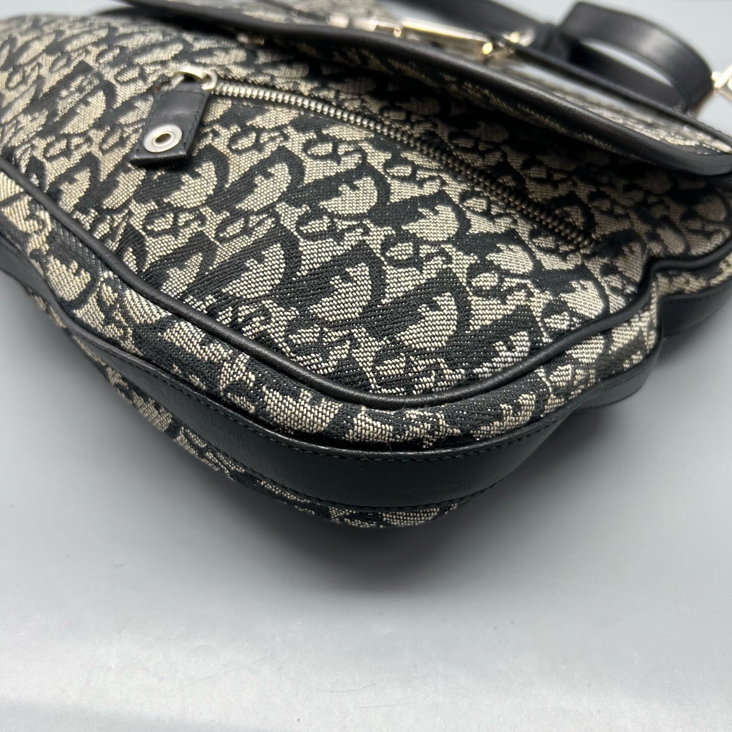 Dior Canvas Saddle Bag