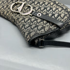 Dior Canvas Saddle Bag