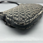 Dior Canvas Saddle Bag