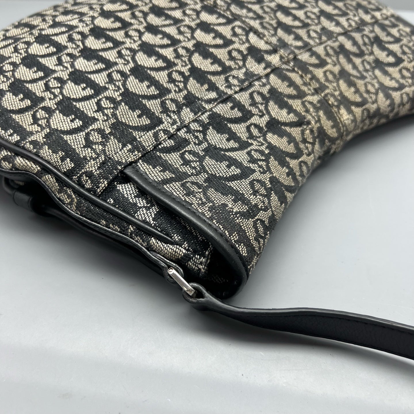 Dior Canvas Saddle Bag