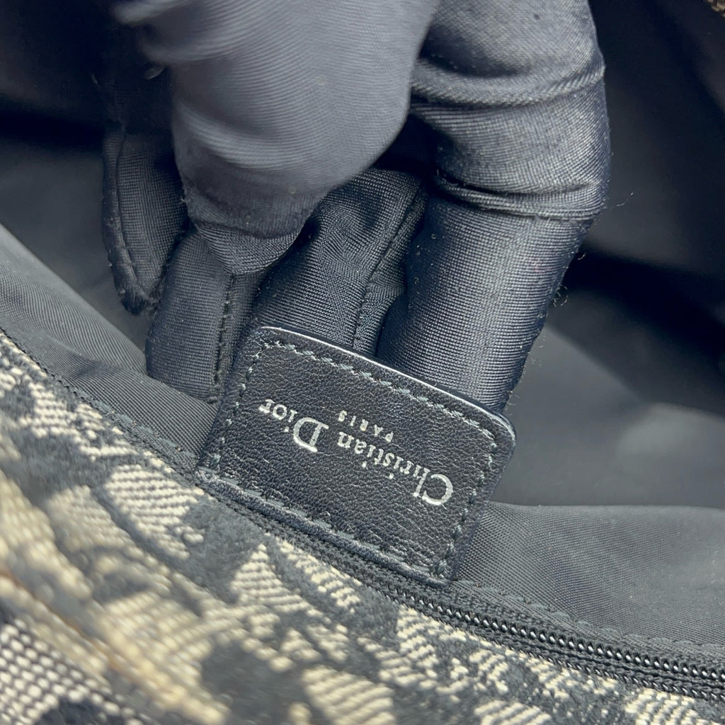 Dior Canvas Saddle Bag
