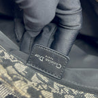 Dior Canvas Saddle Bag